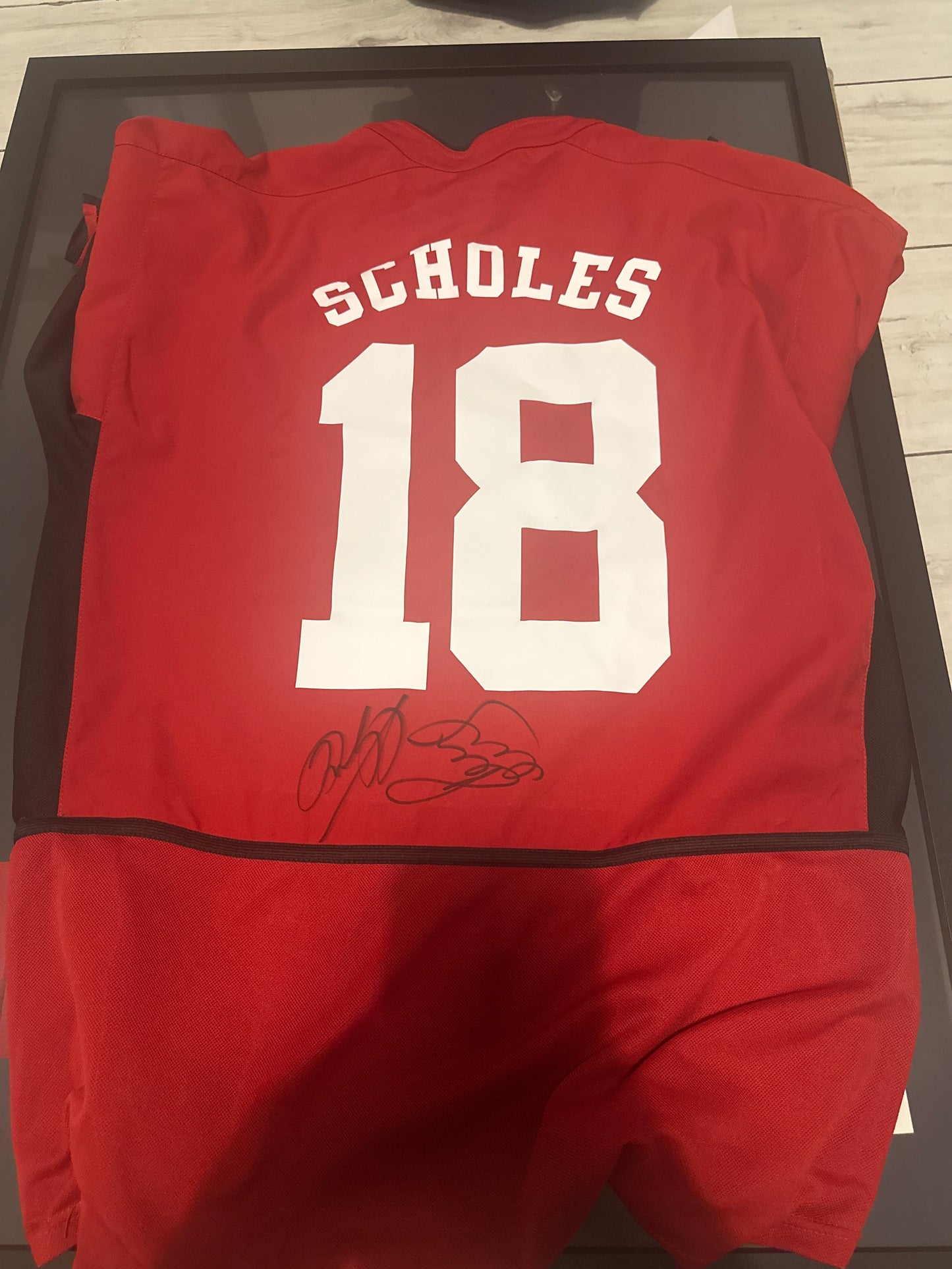 Paul Scholes & Ryan Giggs Signed 2002/2003 Manchester United Home Shirt