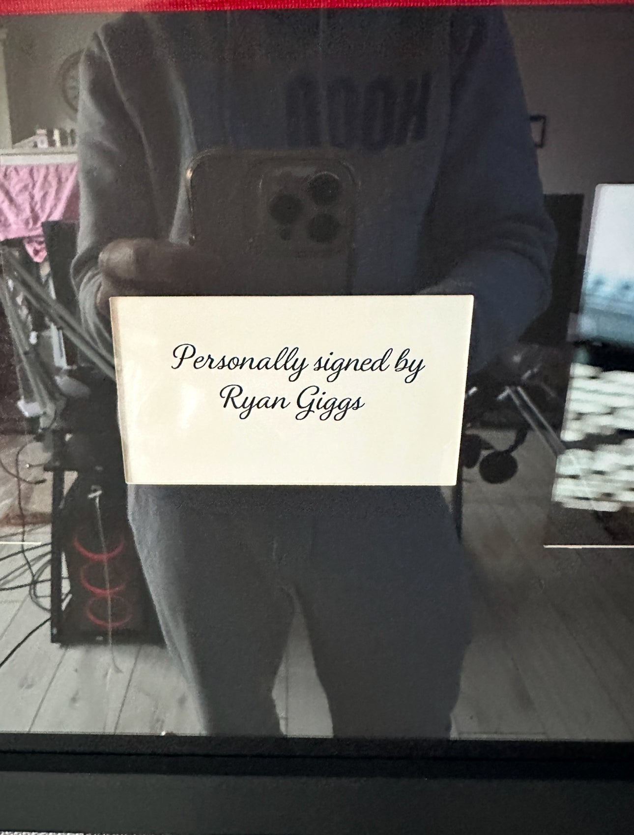 Ryan Giggs Signed 2000/2001 Manchester United Home Shirt